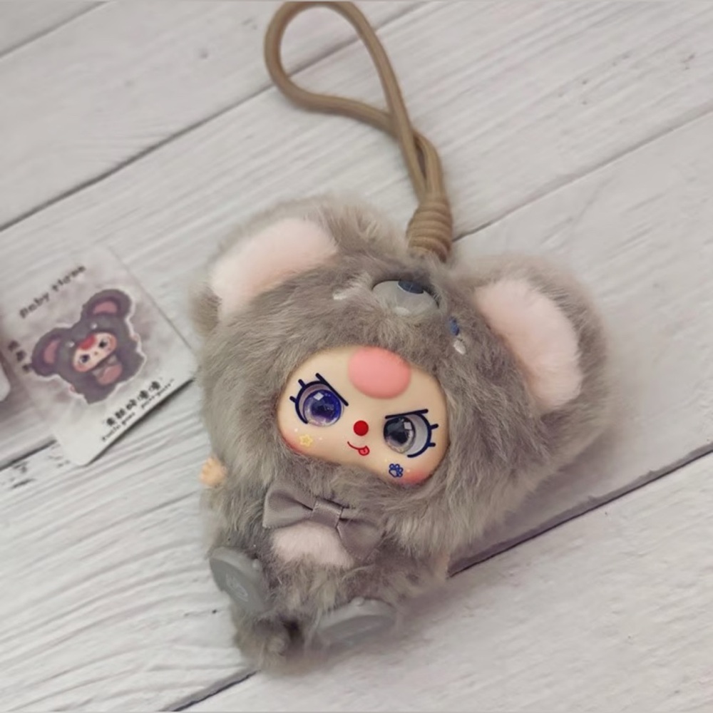 Baby Three Mini Hug Series Secret Koala Plush Pendant ~ Super Cute!